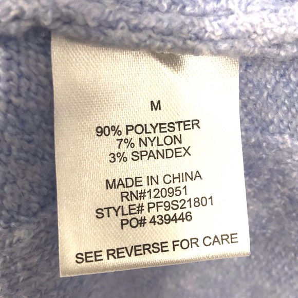 Light Blue Heather Ribbed V Neck Sweater - Picture 6 of 8